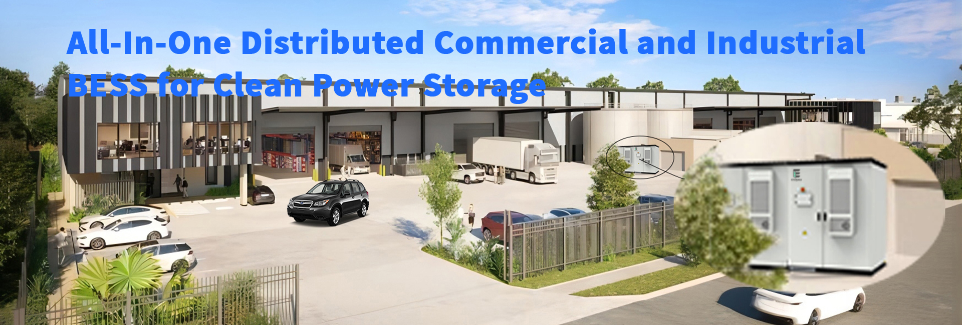 All-In-One Distributed Commercial and Industrial BESS for Clean Power Storage